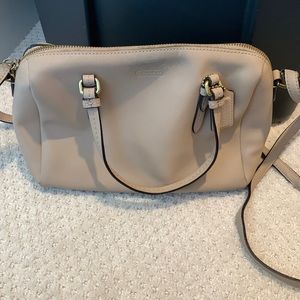 Coach satchel tan